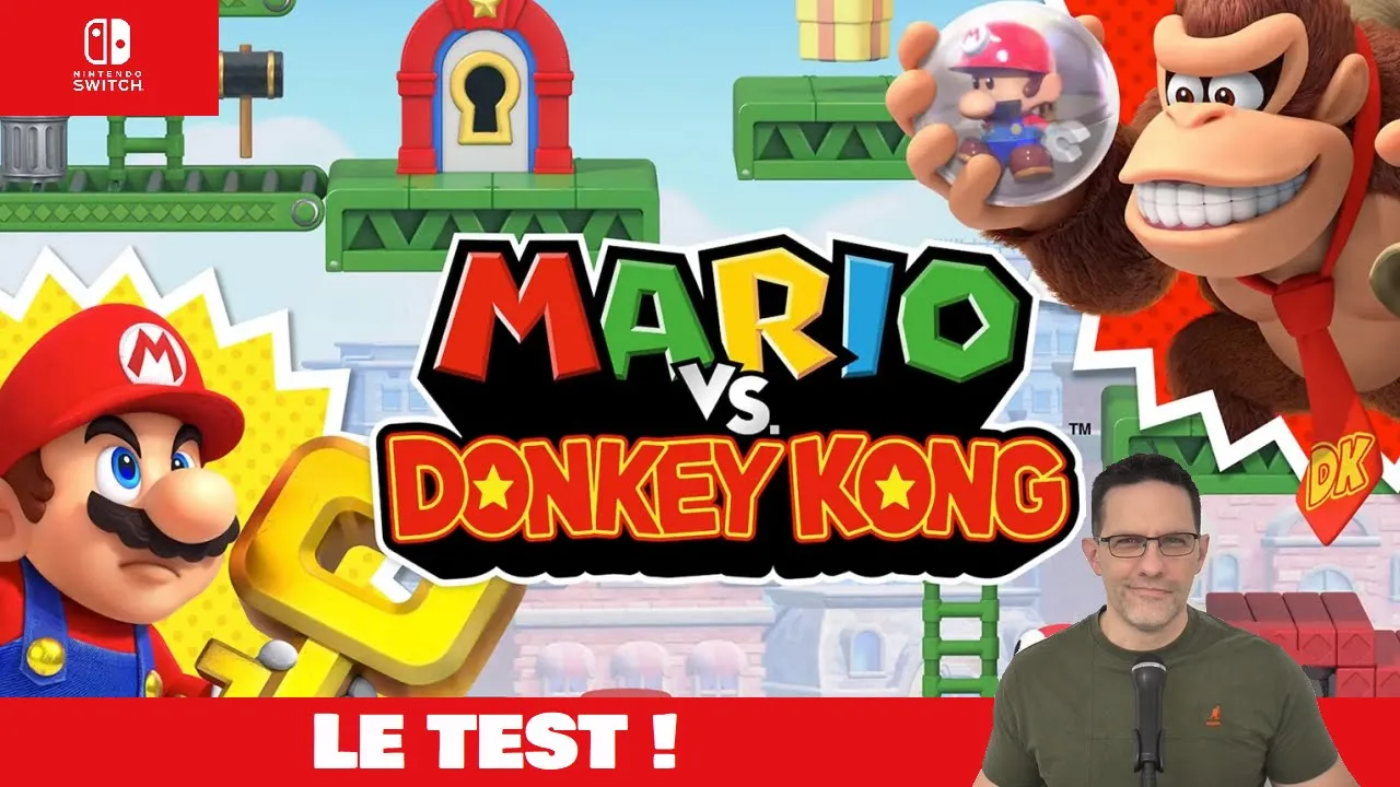 Vido-Test de Mario Vs. Donkey Kong par Salon de Gaming de Monsieur Smith