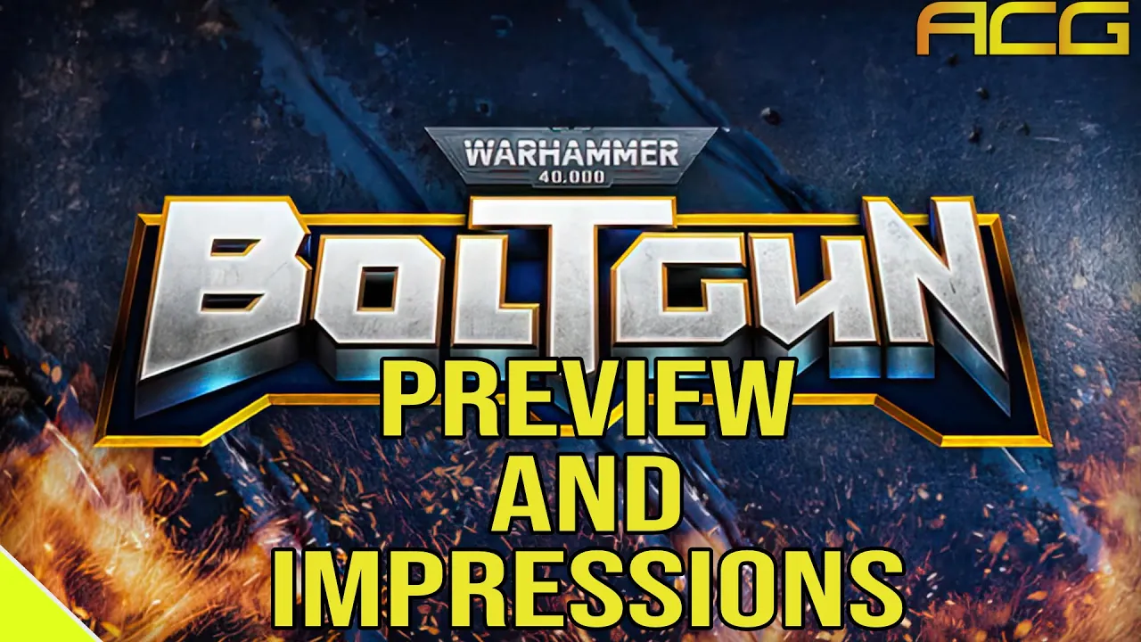Vido-Test de Warhammer 40.000 Boltgun par ACG