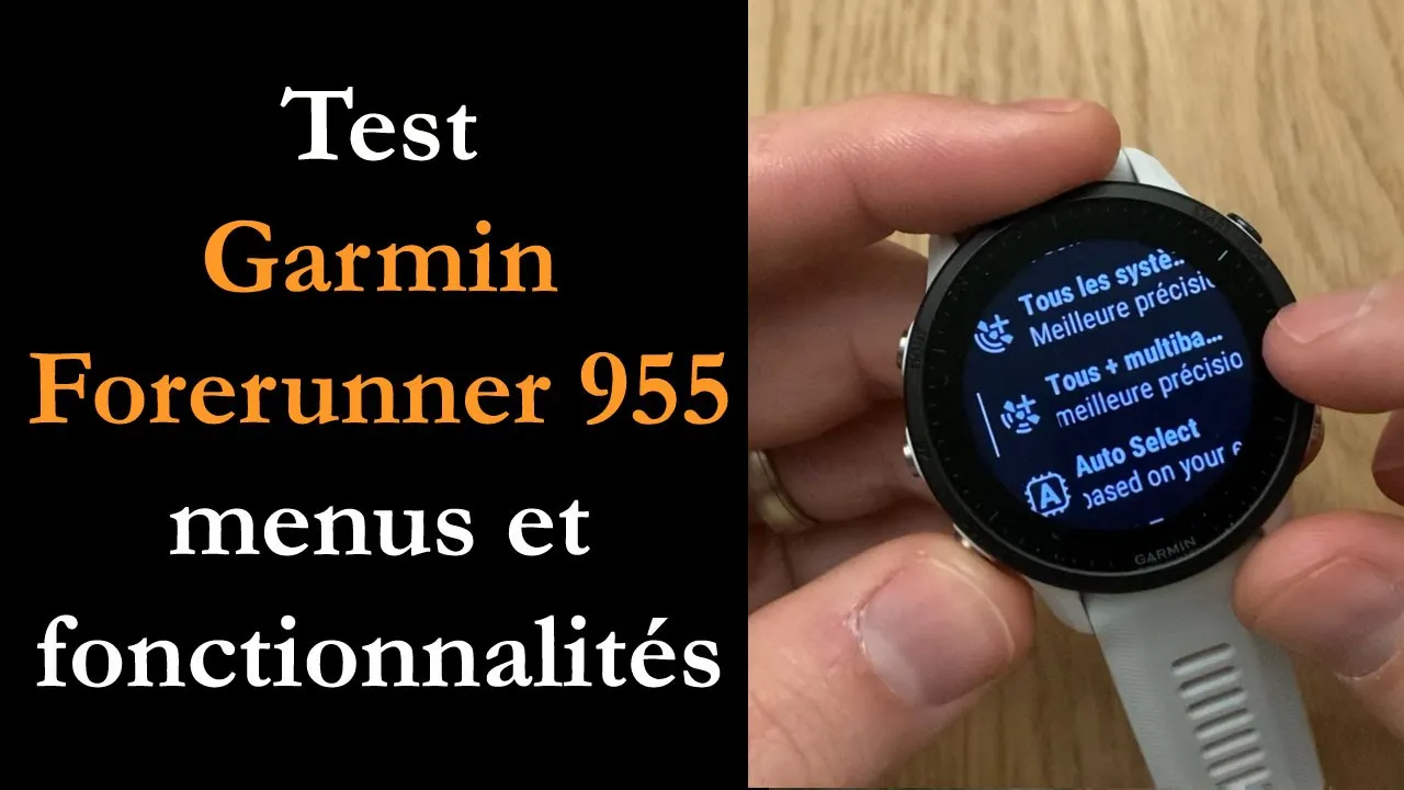 Vido-Test de Garmin Forerunner 255 par Montre cardio GPS