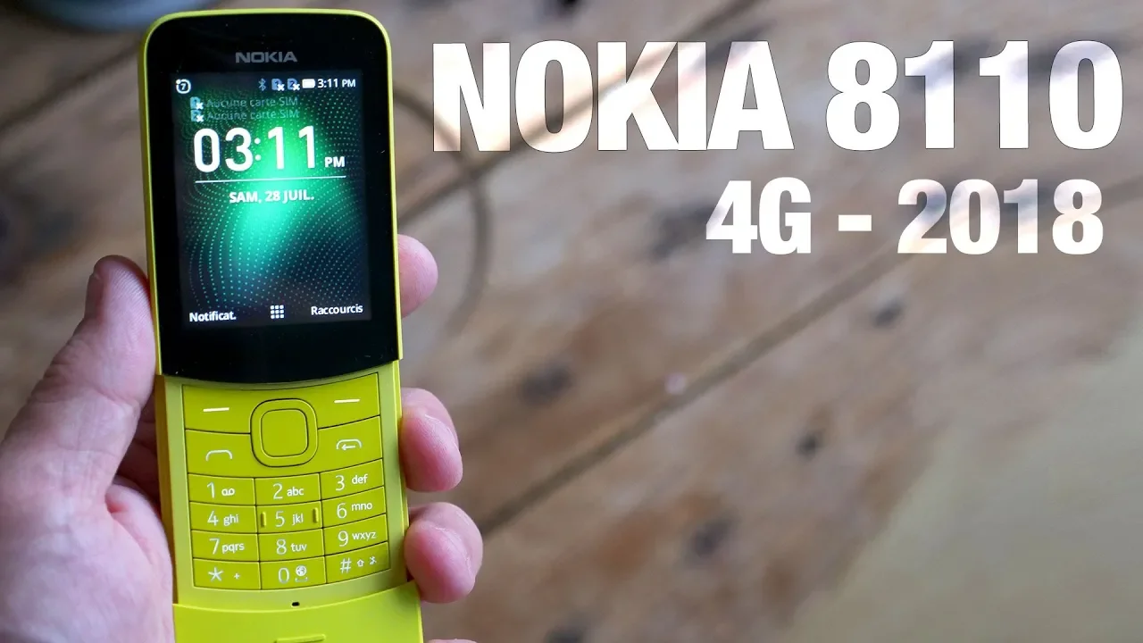 Vido-Test de Nokia 8110 par TheGrandTest