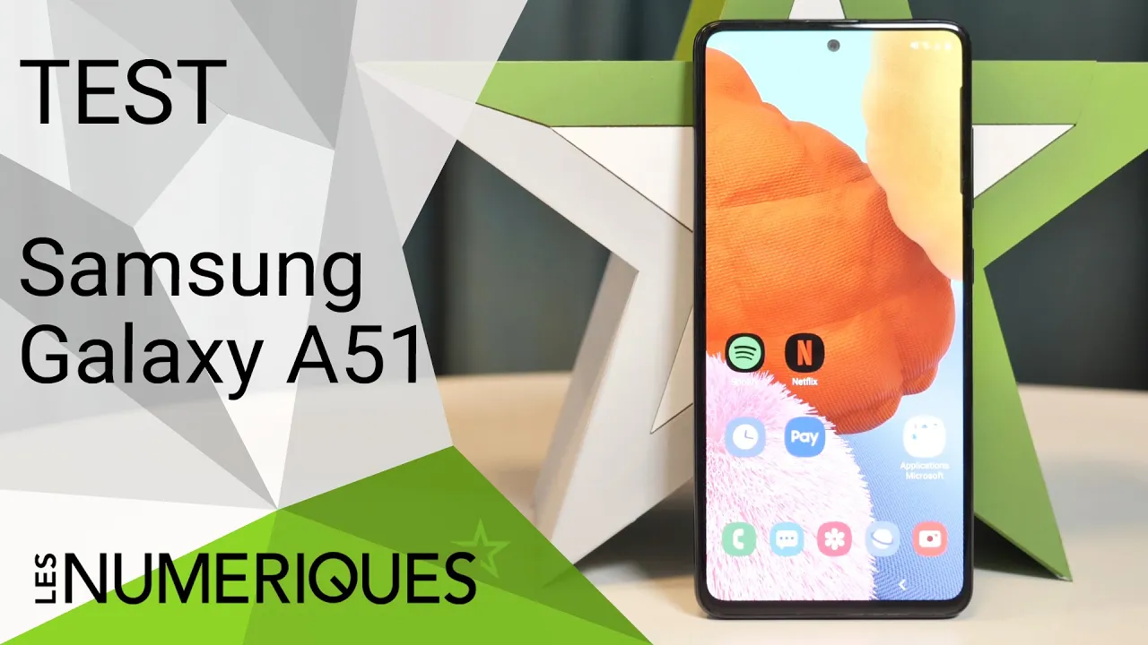 Vido-Test de Samsung Galaxy A51 par Les Numeriques