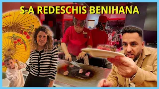 Prima oară toți trei la un RESTAURANT JAPONEZ: Benihana
