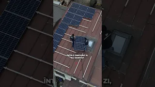 Ne-am pus panouri fotovoltaice pe casă.