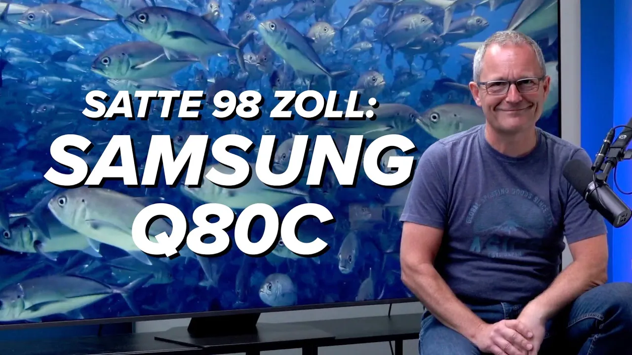 Vido-Test de Samsung Q80C par Computer Bild