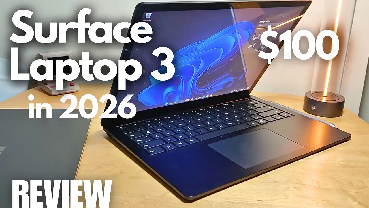 Vid�o-Test de Microsoft Surface Laptop 3 par OSReviews