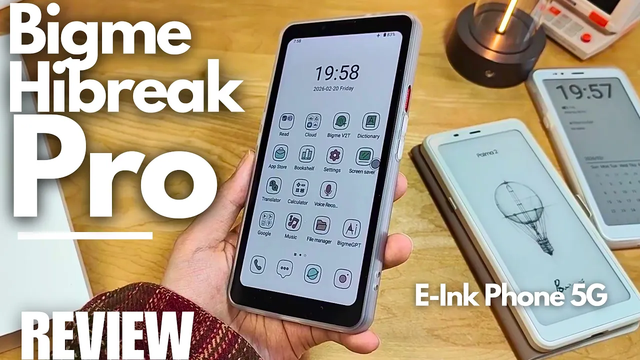 Vid�o-Test de Bigme HiBreak par OSReviews
