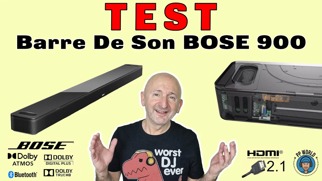 Vidéo-Test de Bose Smart Soundbar 900 par PP World