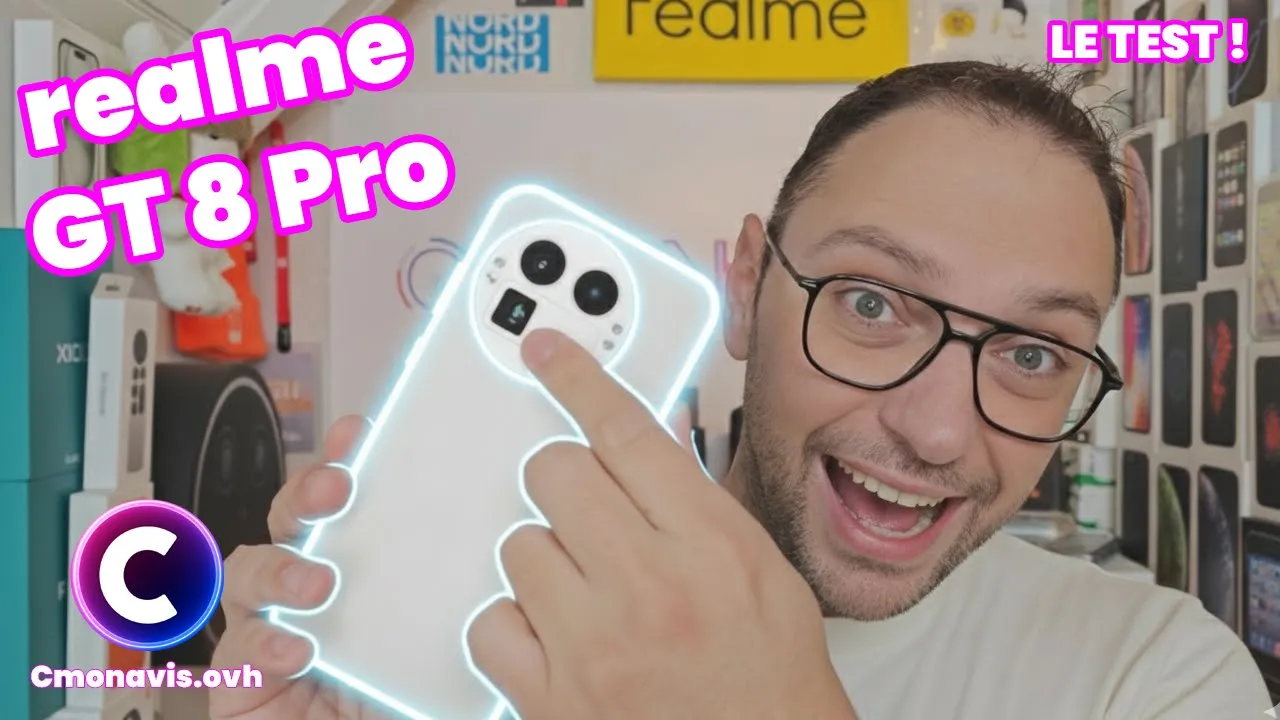 Vid�o-Test de Realme GT 8 Pro par Cmonavis